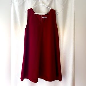 BB Dakota Maroon Holiday Dress